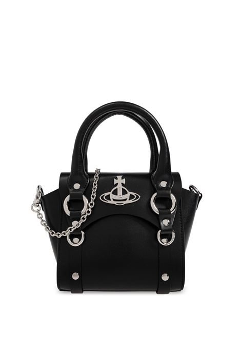 Black Orb-plaque tote bag Vivienne Westwood - women VIVIENNE WESTWOOD | 48030002WL003TN401